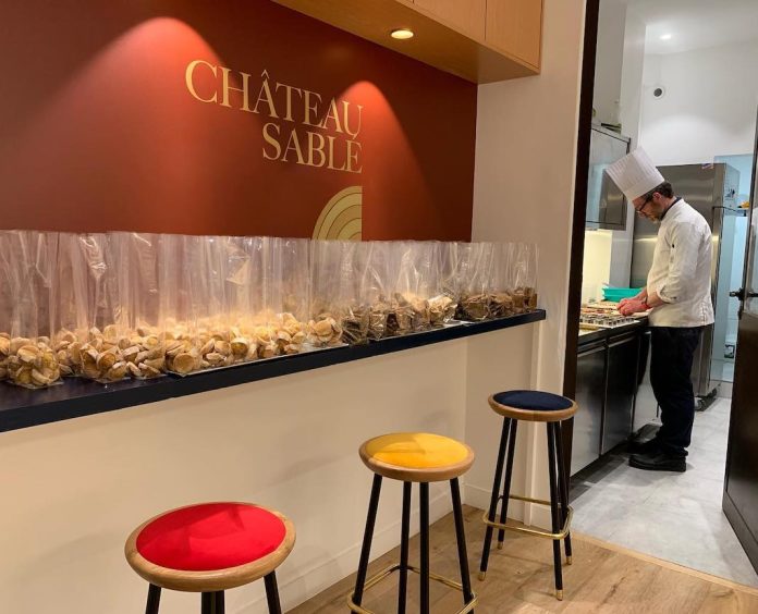 Le château sablé rend hommage au sablé de notre enfance.