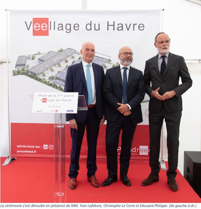 Proudreed pose la première pierre de son parc d’activités Veellage.